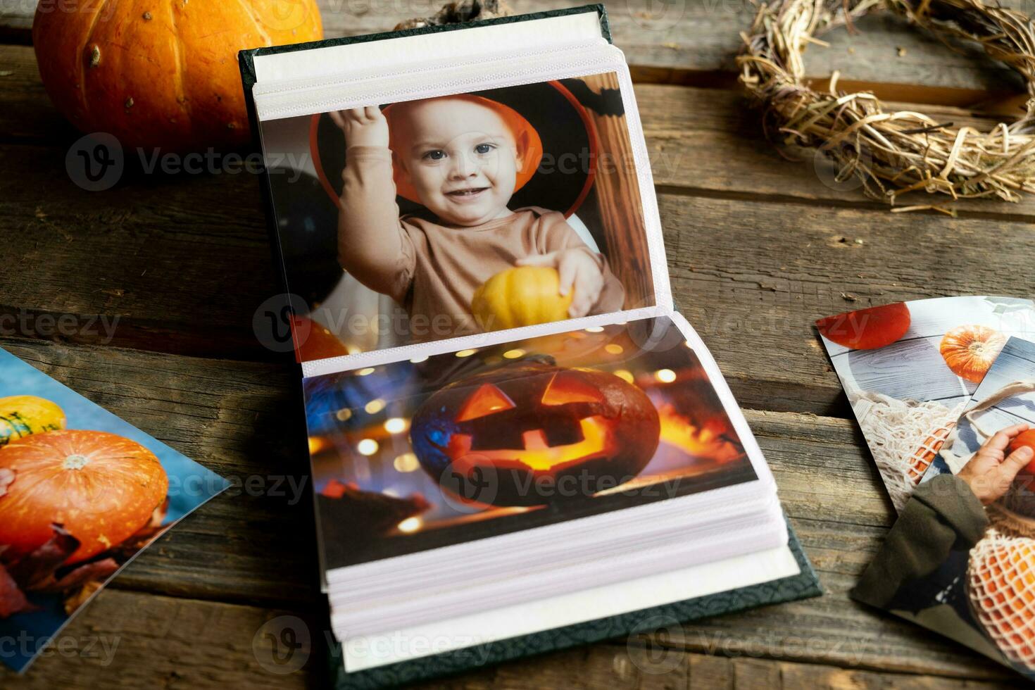 Halloween gedruckt Fotos im Bild Album.