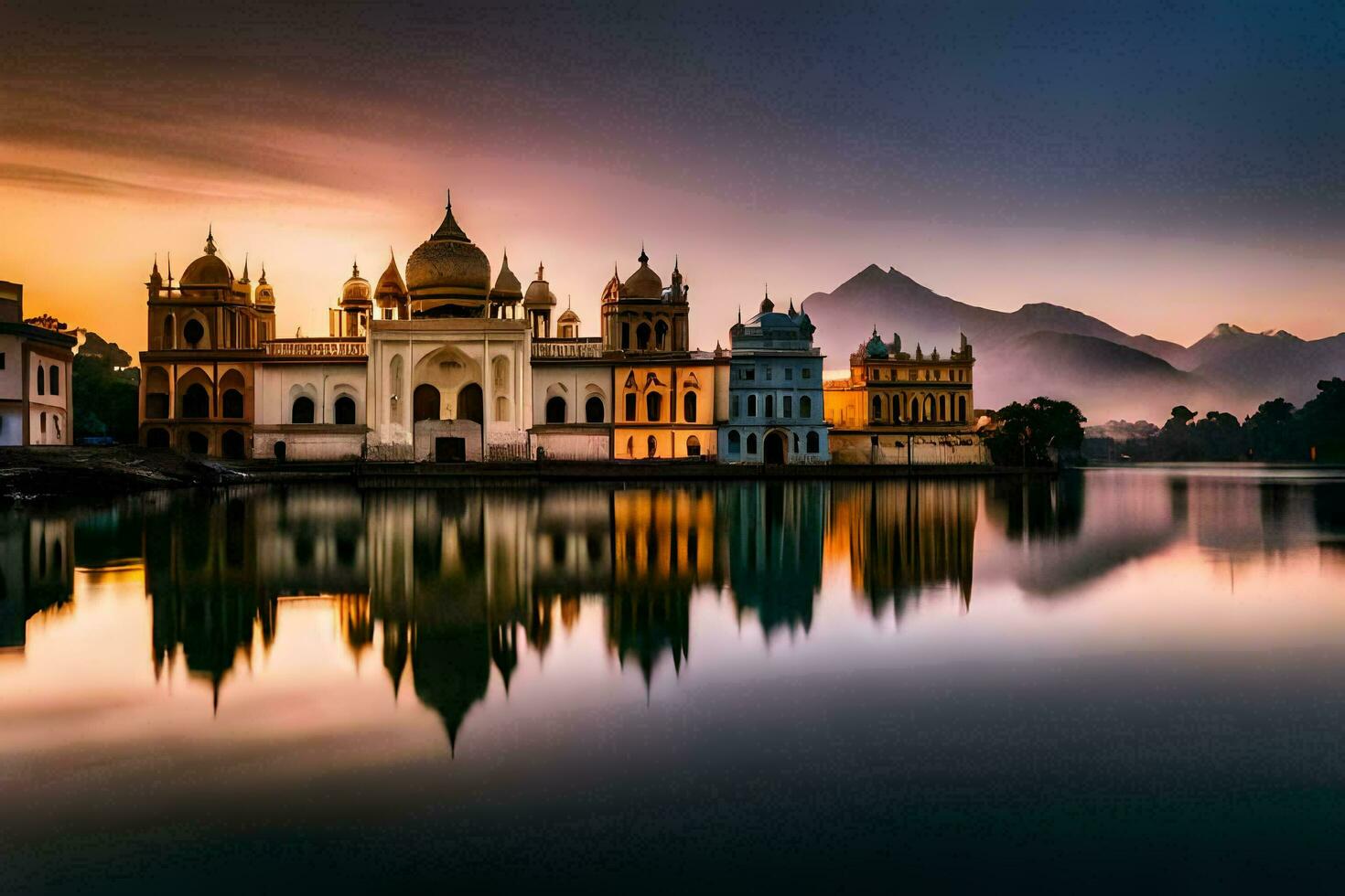 das Palast von das König, Udaipur, Indien. KI-generiert foto