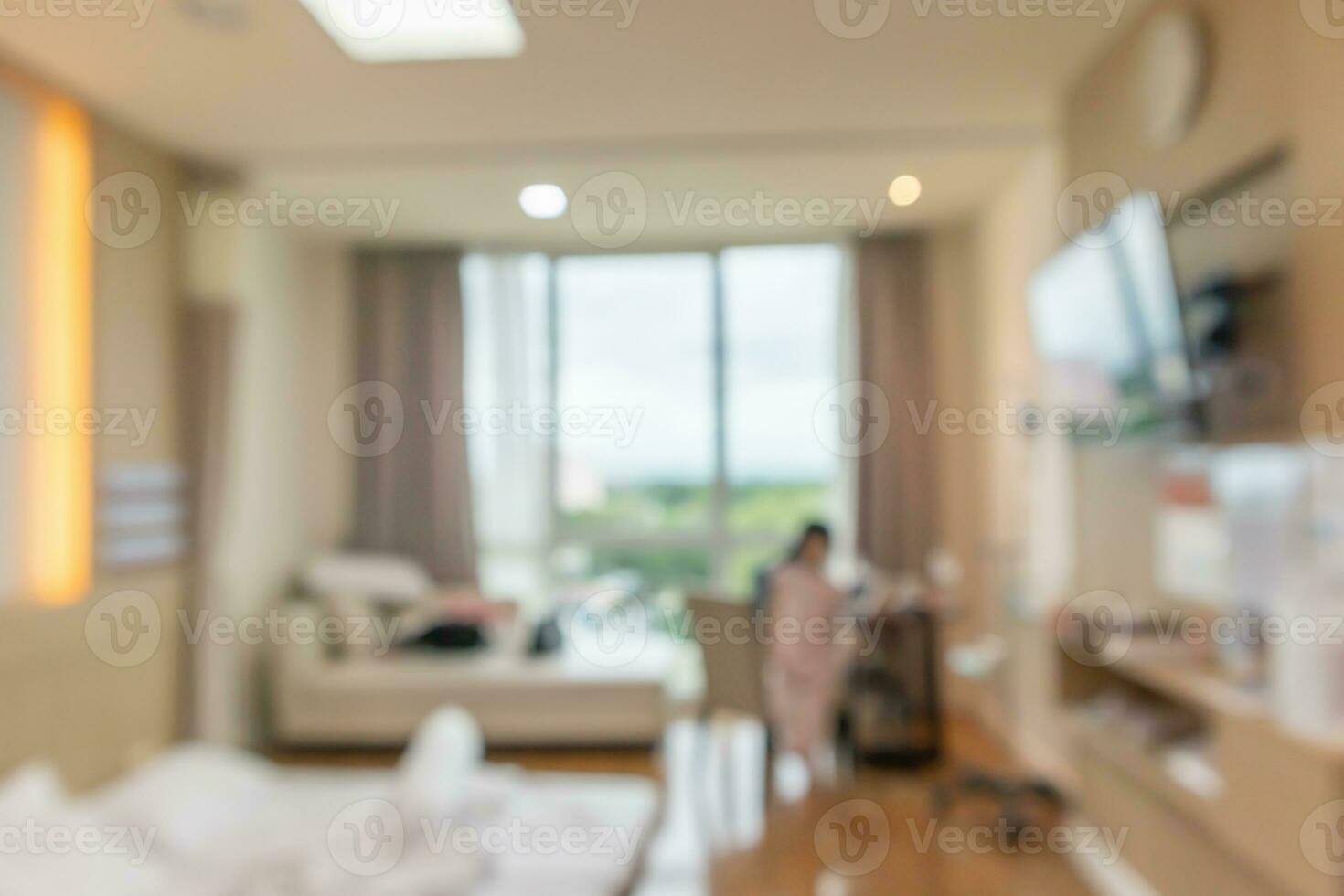 Krankenhaus Zimmer Innere abstrakt verwischen zum Hintergrund foto