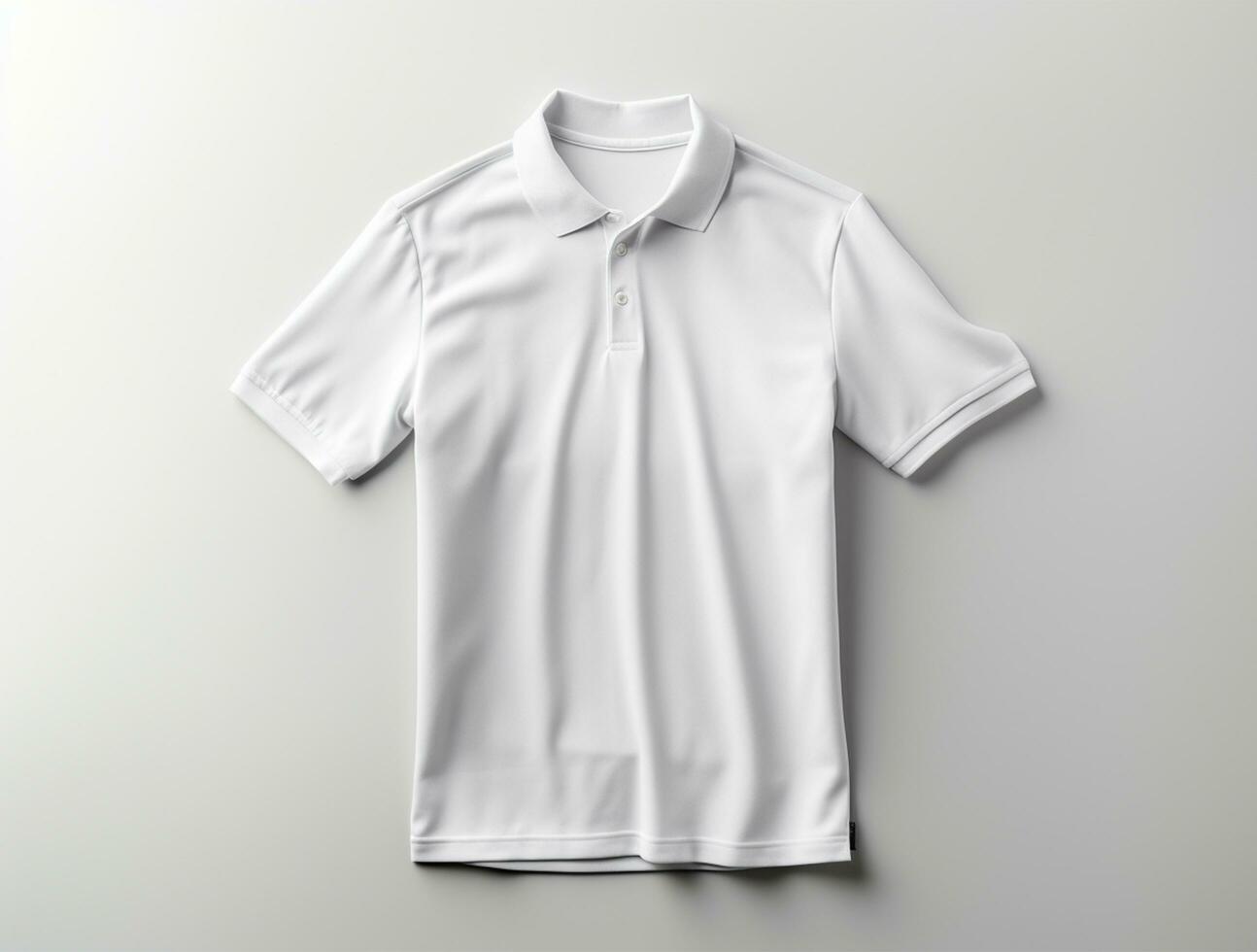 Fachmann leer Polo T-Shirt ai generiert foto