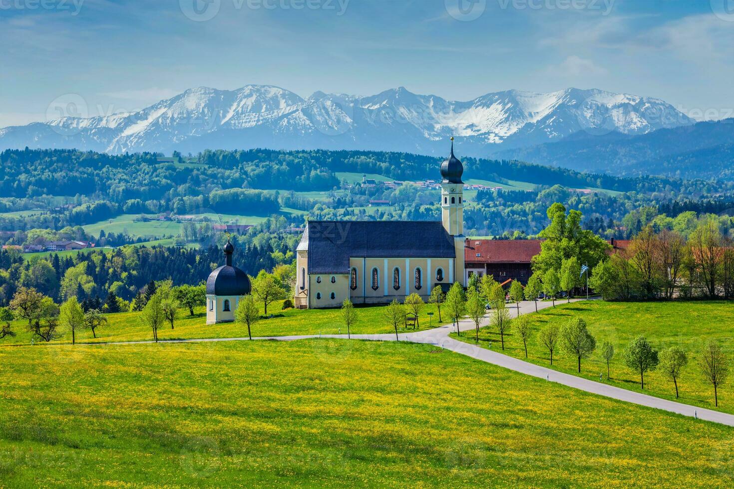 Kirche von wilparting, irschenberg, Oberer, höher Bayern, Deutschland foto