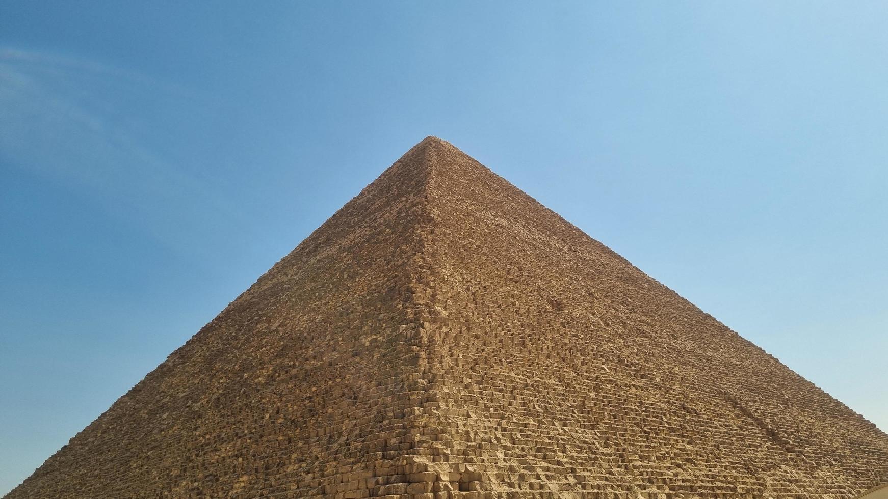 die große Pyramide von Giza foto