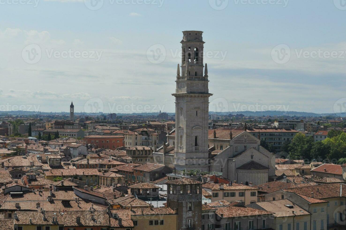 Blick auf die Stadt Verona foto