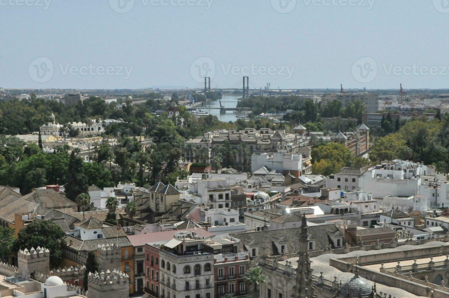 Antenne Aussicht von Sevilla foto