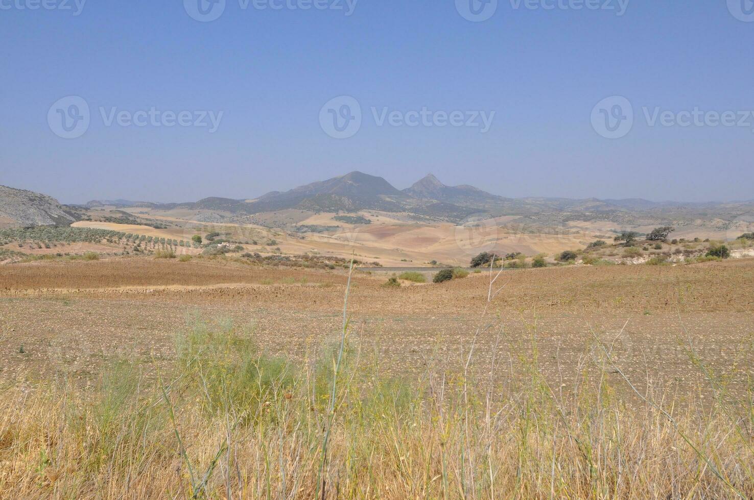 Hügel im Andalusien foto