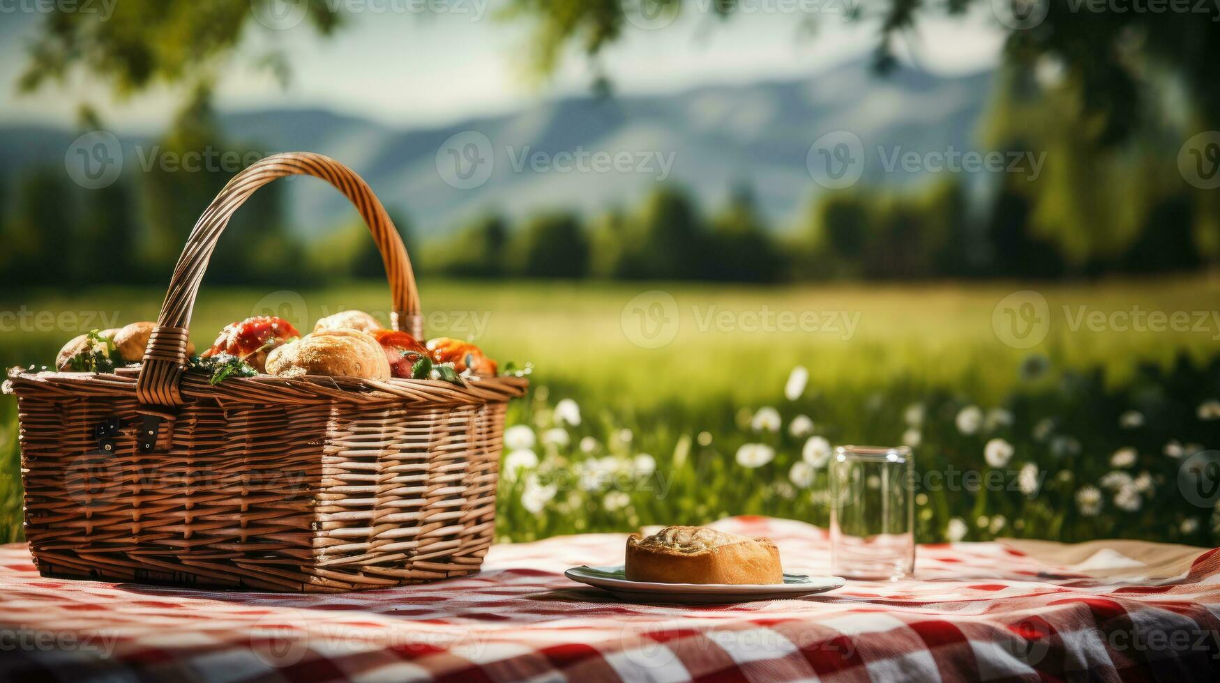 Gemüse im Korb Natur Hintergrund foto