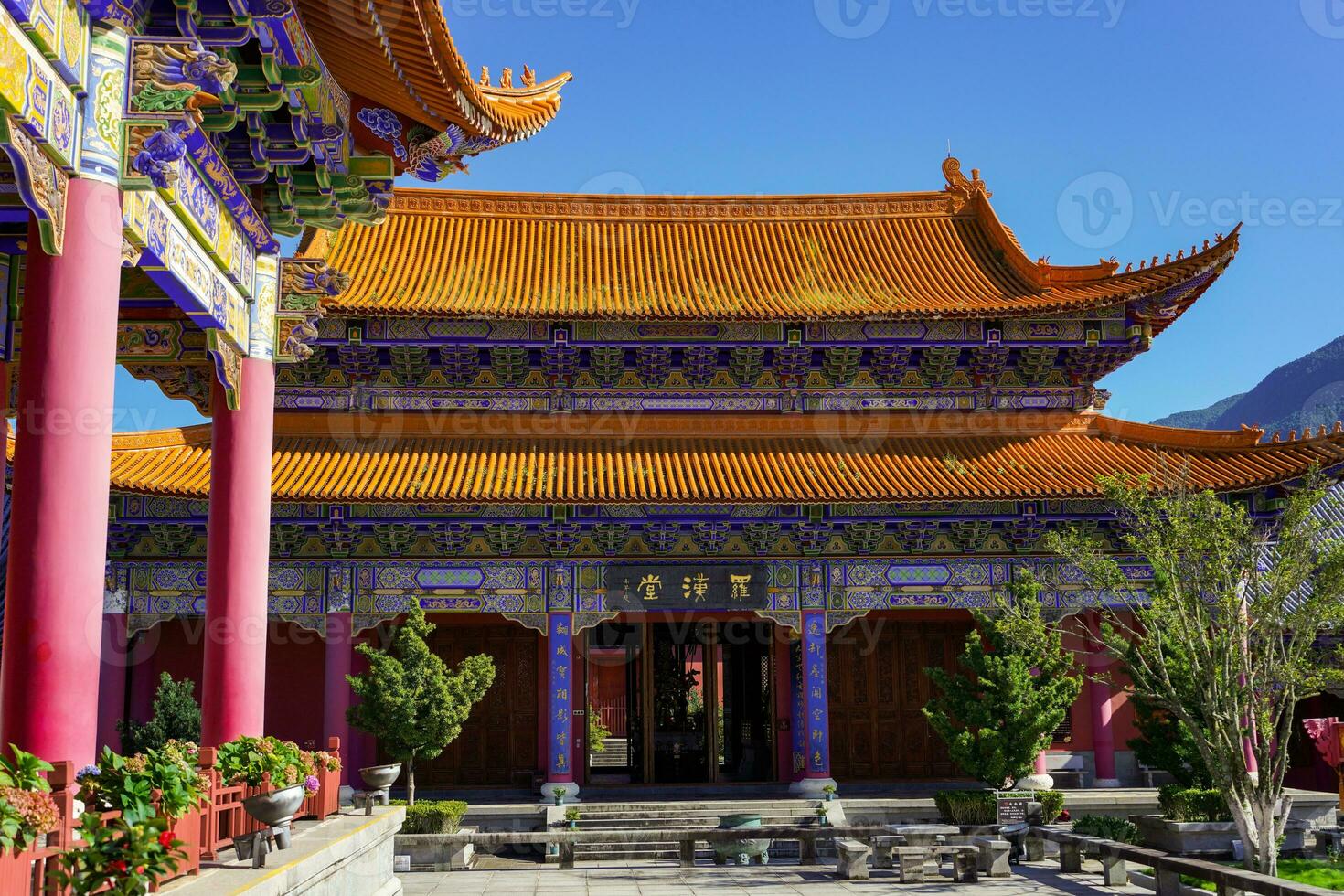 Chong sheng Tempel, Dali Stadt, China, ein uralt berühmt Tourist Attraktion foto