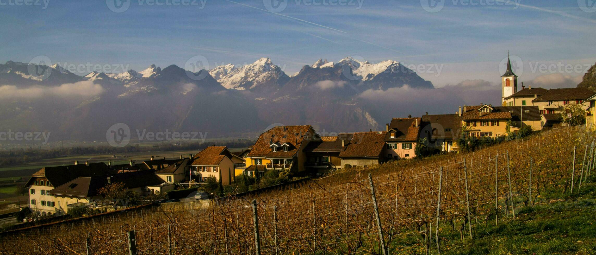 Yvorne, im Waadt, Schweiz foto