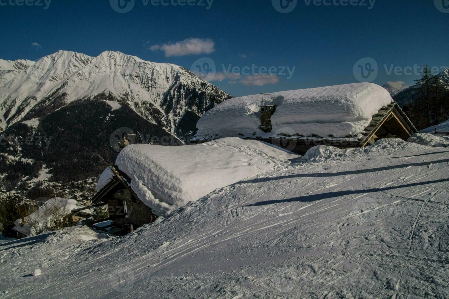 courmayeur,val von Aoste, Italien foto