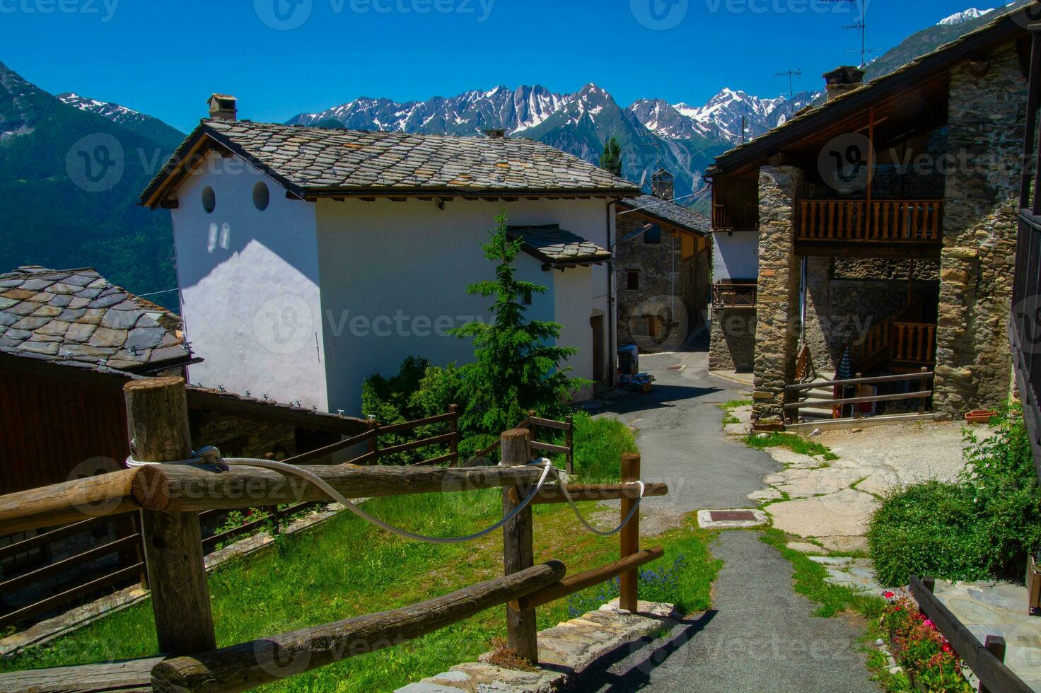 Cheversel im val aoste ,Italien foto