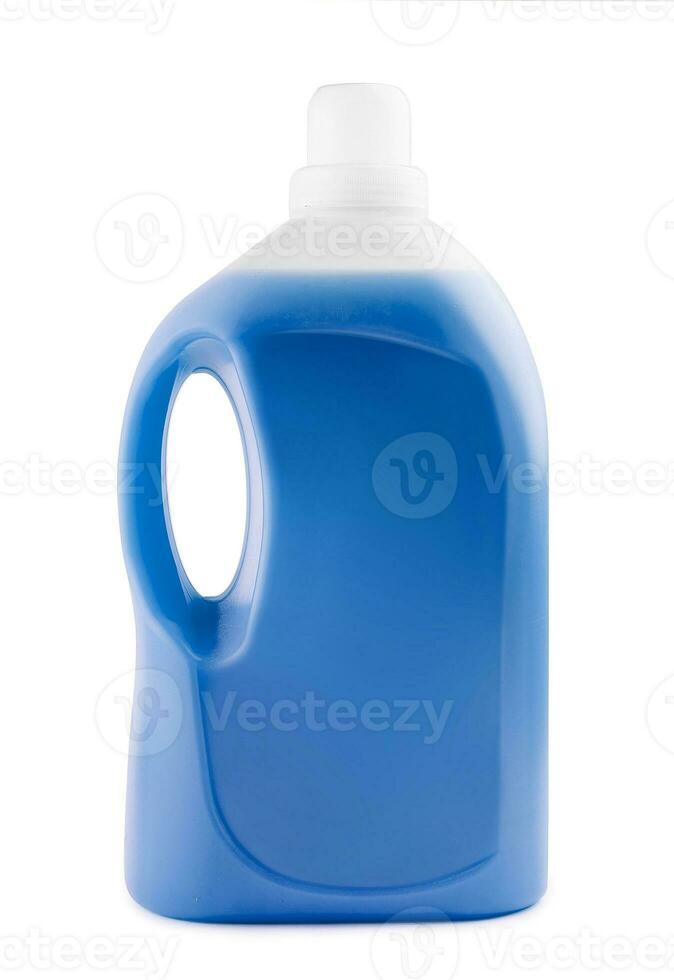 Flüssigkeit Seife oder Waschmittel im ein Plastik Flasche foto