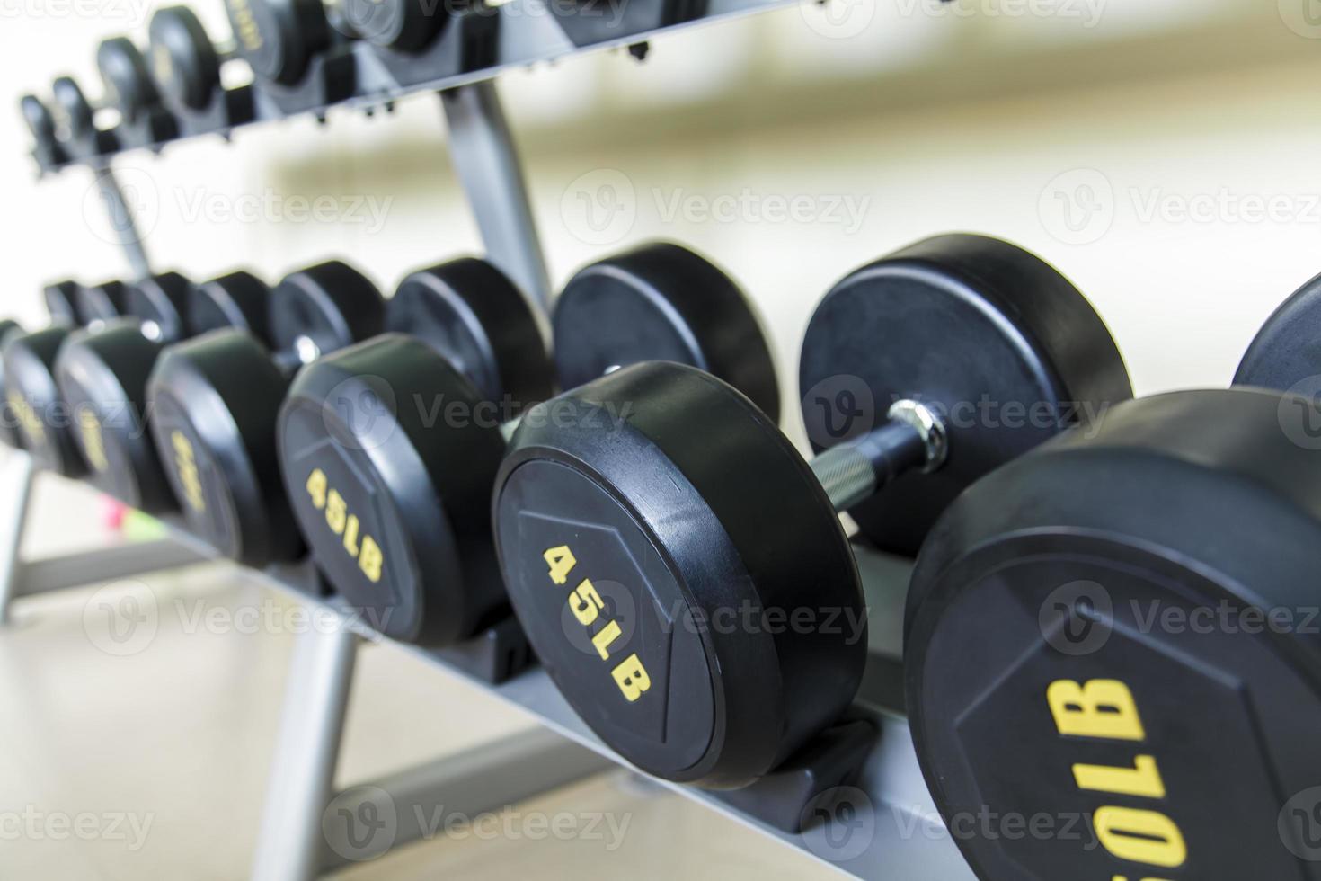 Hantel im Home Gym foto