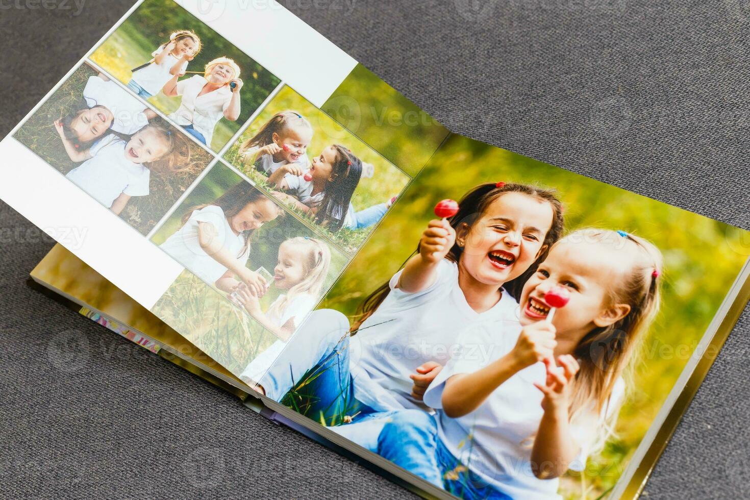 Kinder- Foto Buch. Kinder- emotional Porträt.