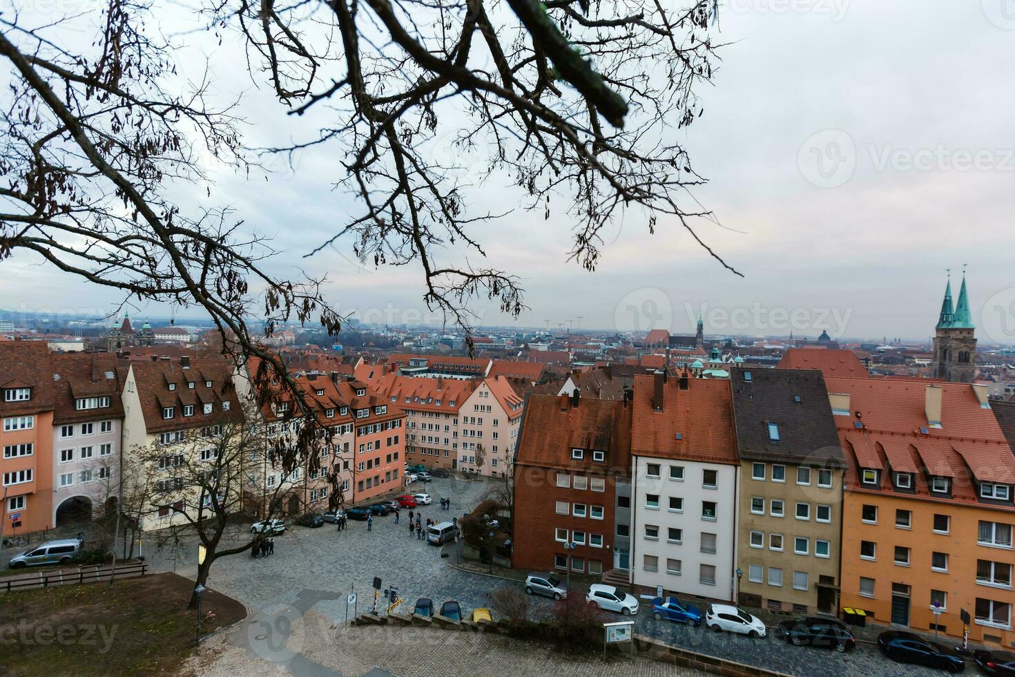 Nürnberg, Deutschland, alt Stadt, Dorf Häuser, Stadtbild foto