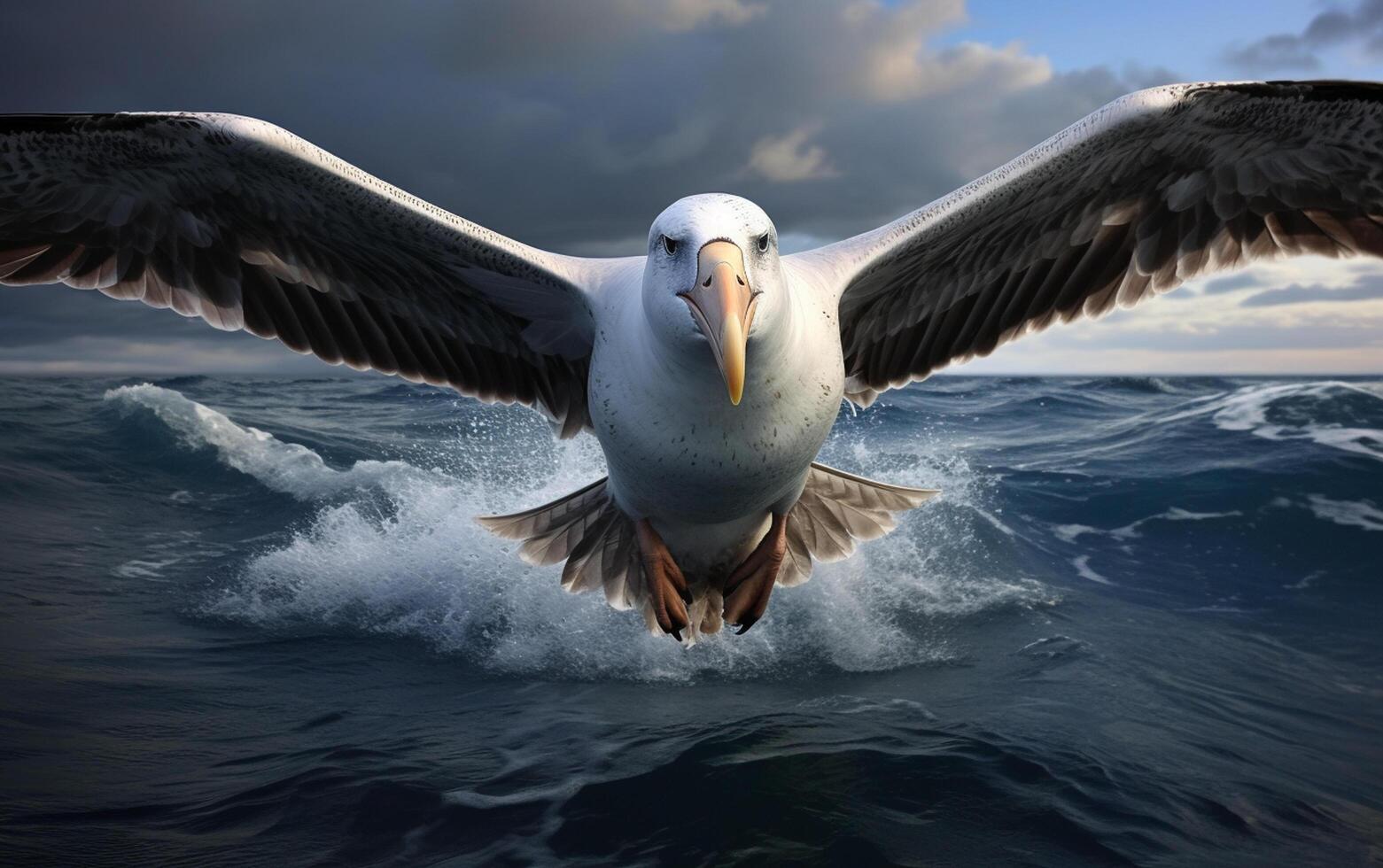 ai generiert Albatros Vogel foto