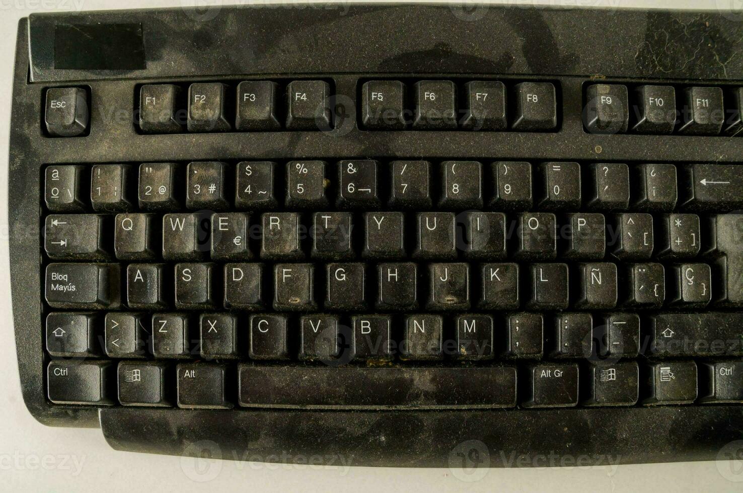 ein schmutzig Tastatur foto
