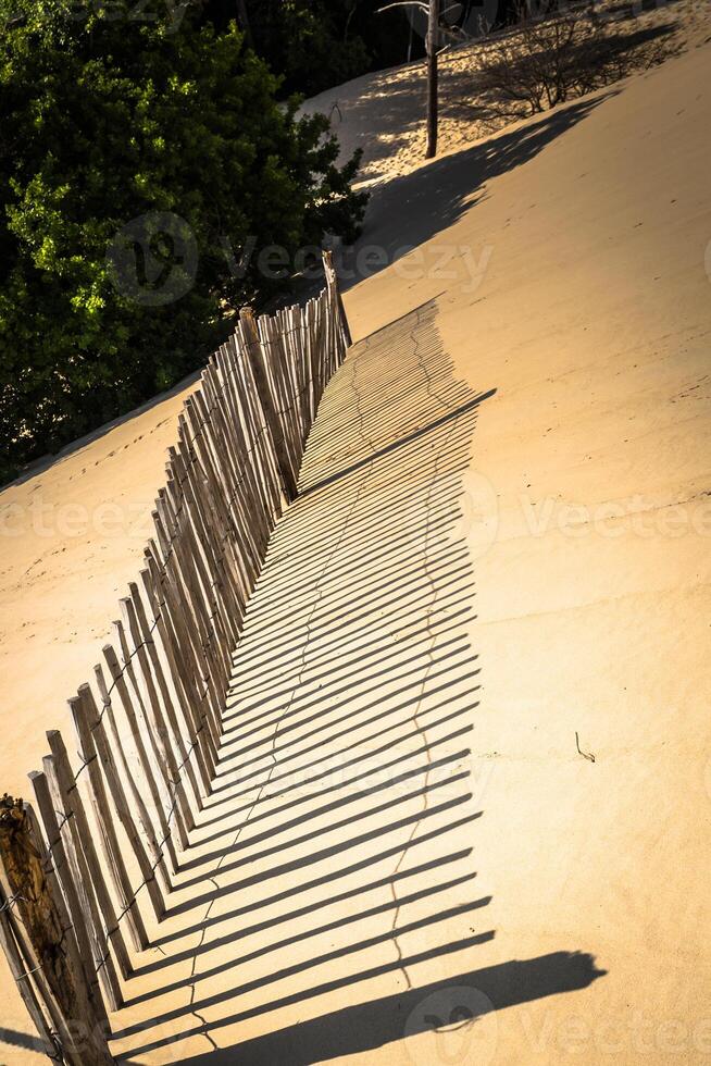 großartig Düne von Pyla, das höchste Sand Düne im Europa, Arcachon Bucht, Frankreich foto