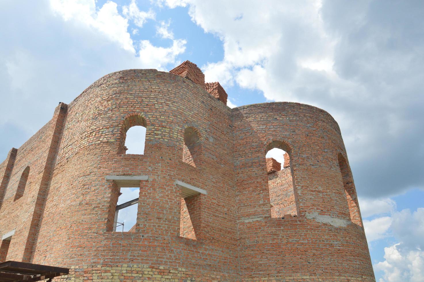 Bau einer orthodoxen Kirche foto