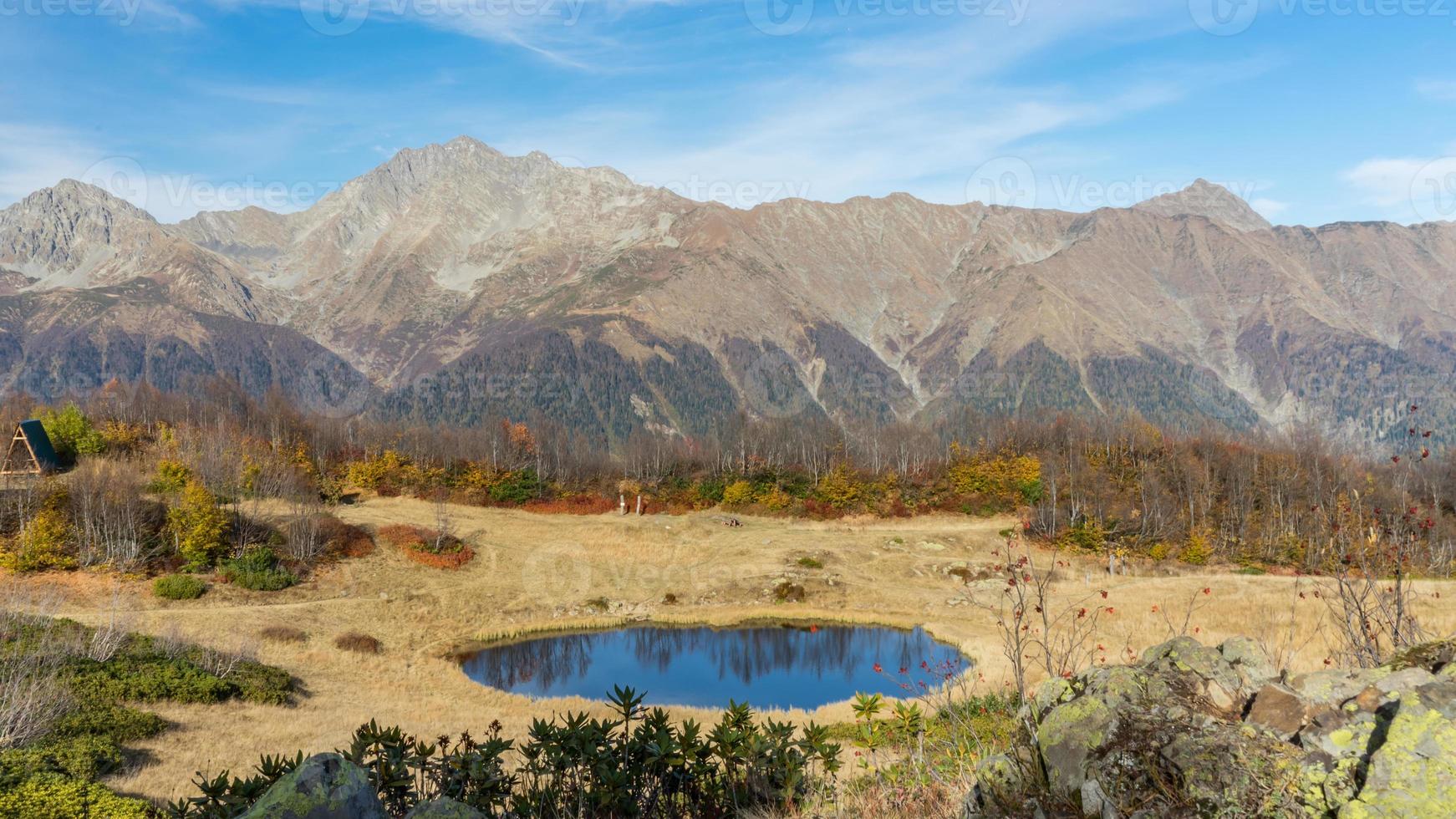 Spiegelsee, Krasnaya Polyana, Russland foto