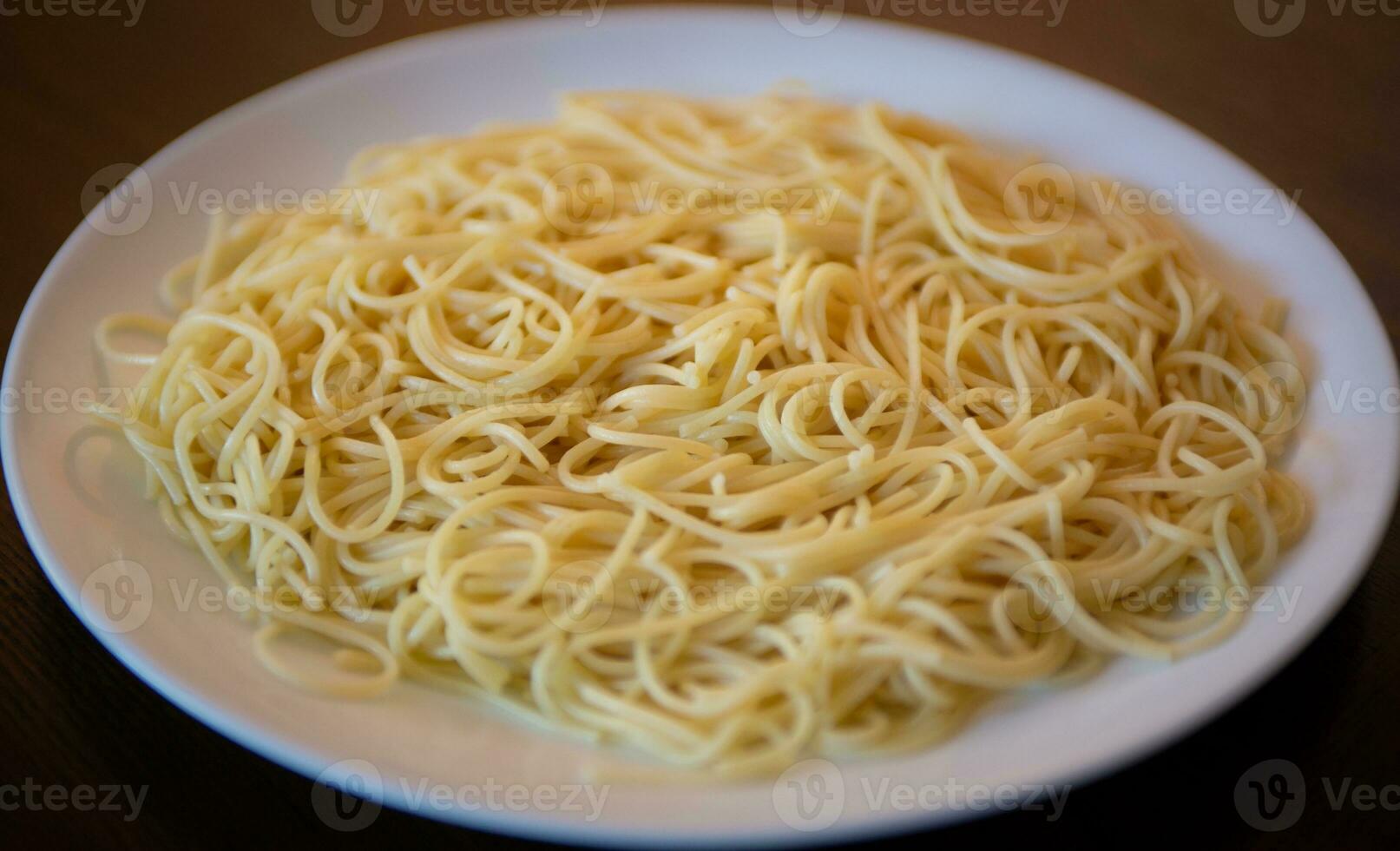 Spaghetti Nudeln mit Nein Soße foto