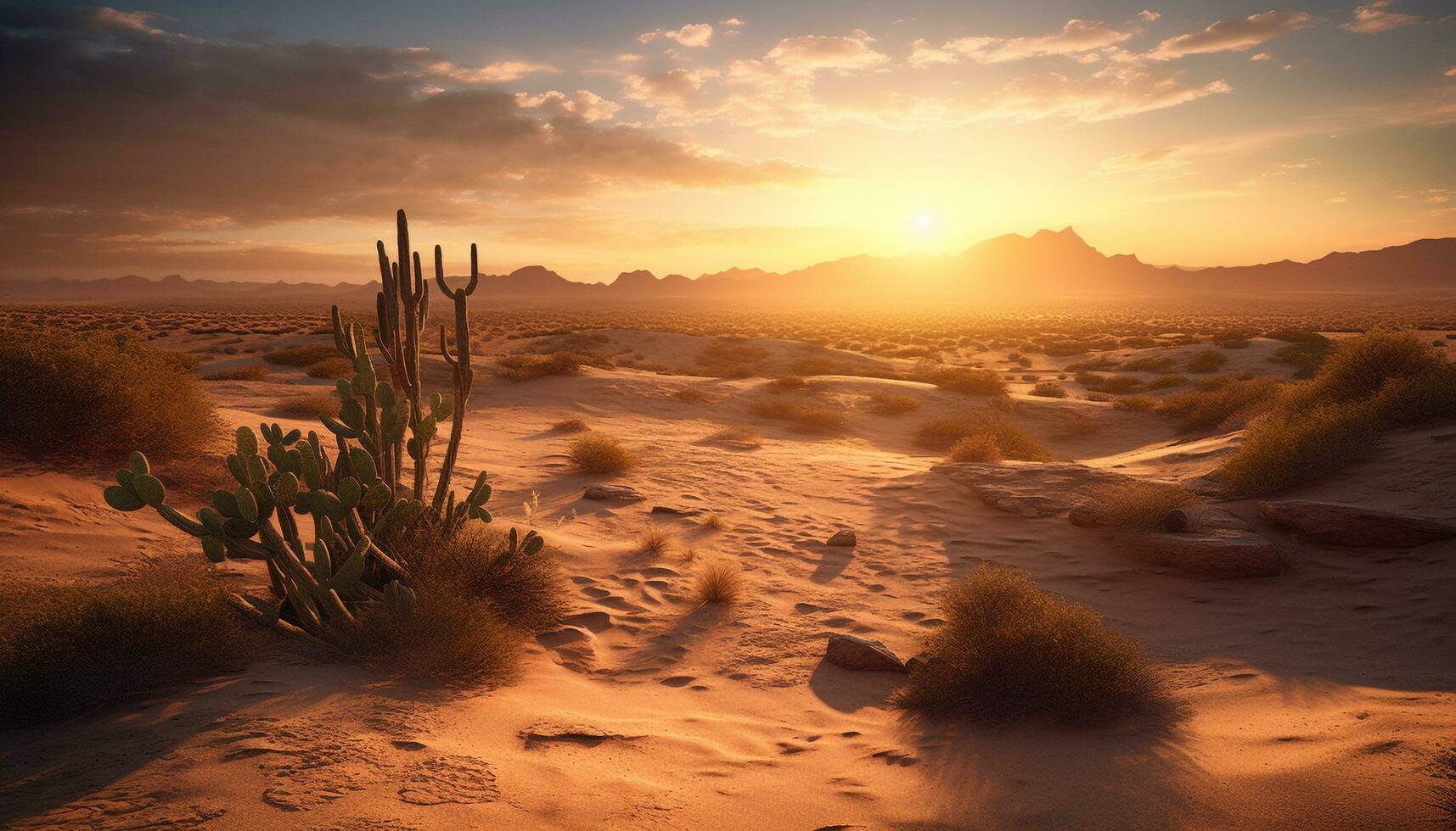 ai generiert still tropisch Regenwald, Grün Palme Bäume, fließend Wasser, heiter Landschaft generiert durch ai foto