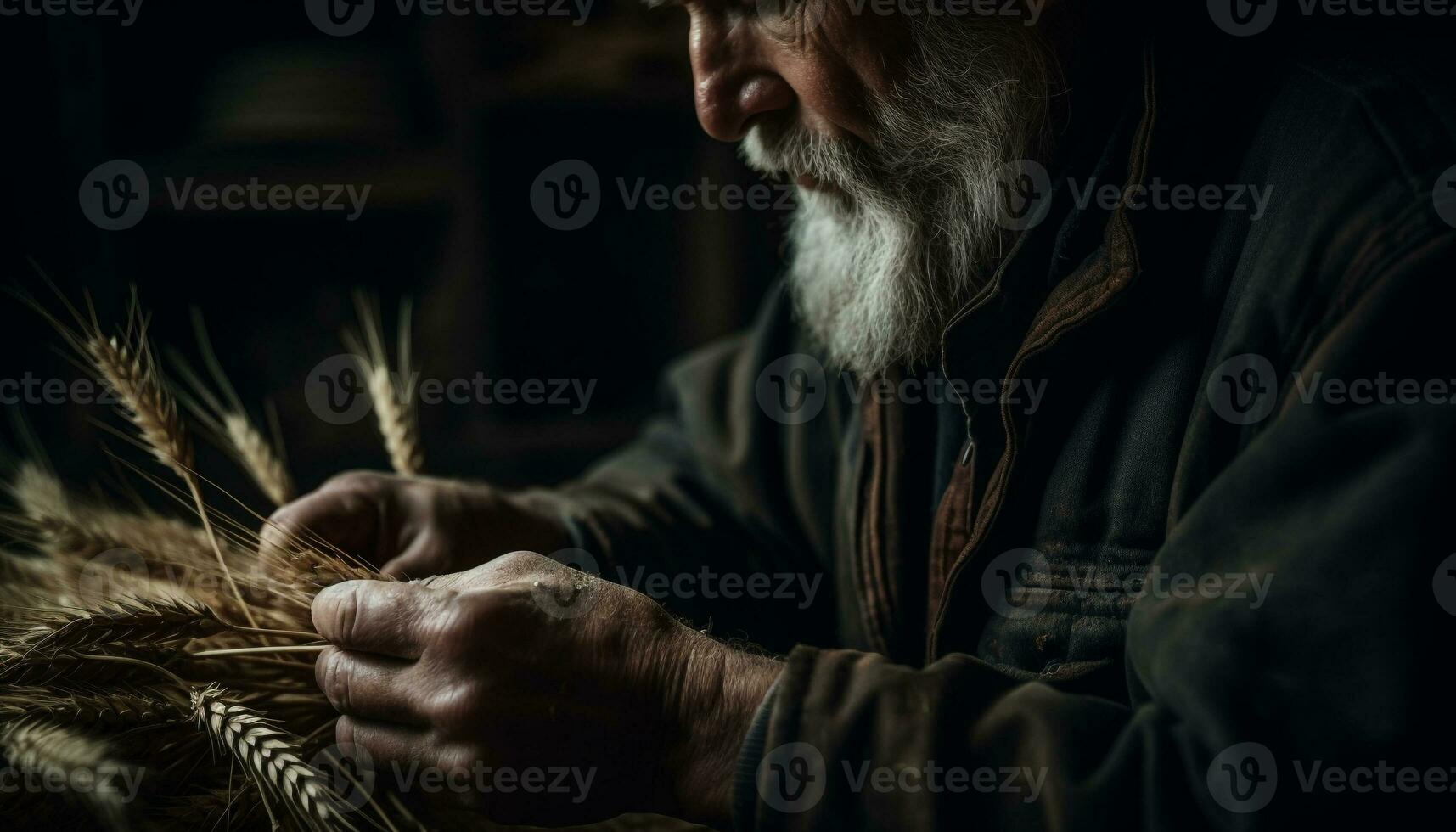 ai generiert draussen Markt Verkäufer Verkauf frisch multi farbig Früchte generiert durch ai foto