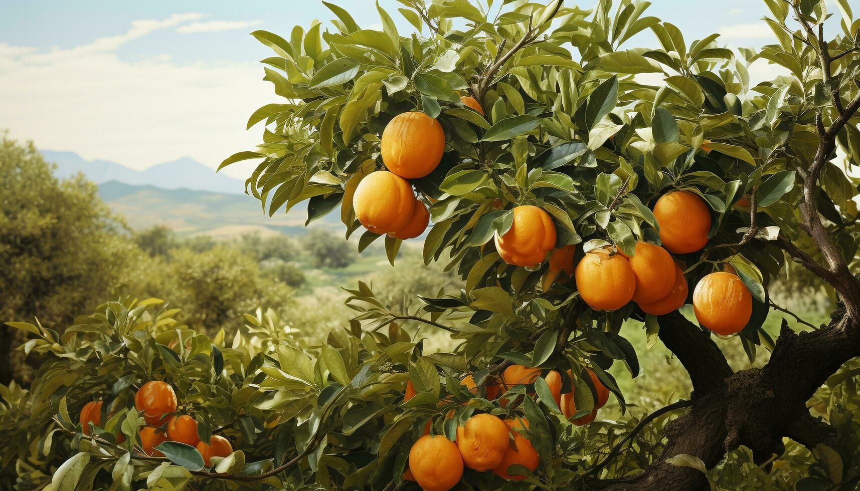 ai generiert reif Traube Trauben im Weinberg, Natur beschwingt Herbst Ernte generiert durch ai foto