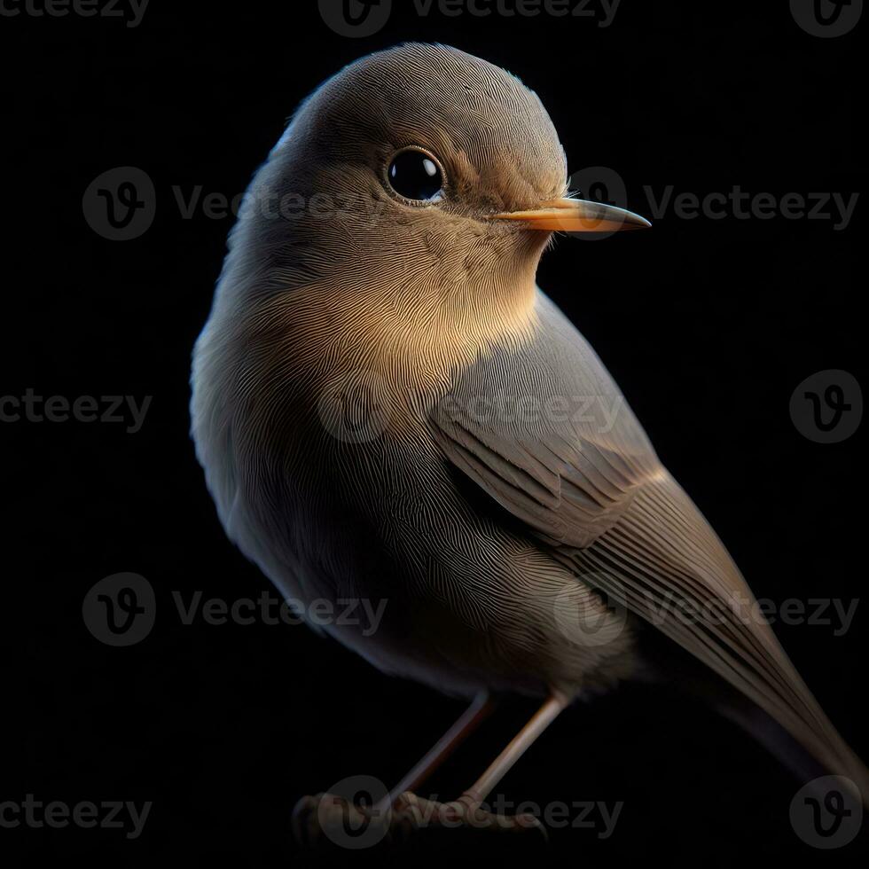 ai generiert ai generativ schließen oben von ein Vogel foto