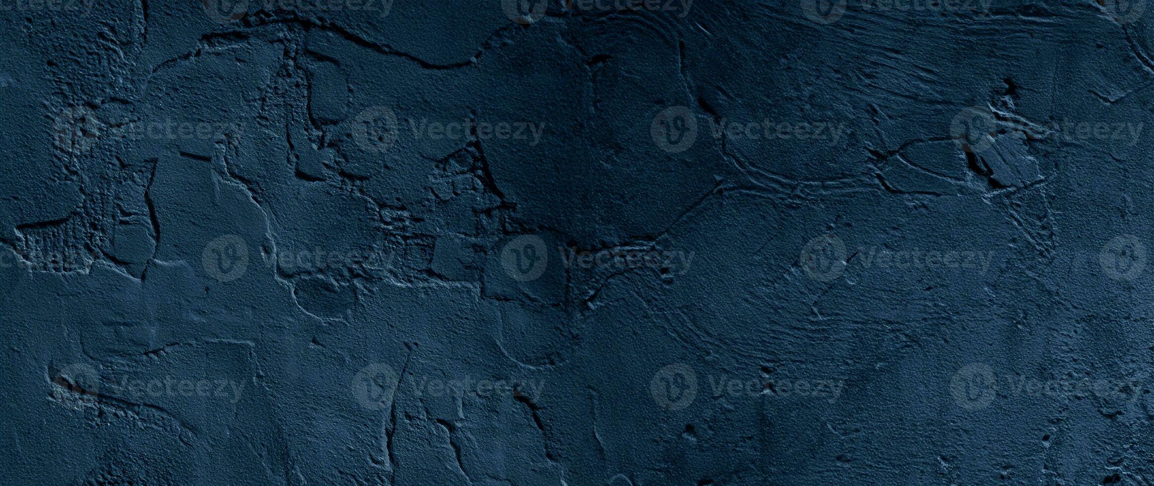 schön abstrakt Grunge dekorativ Marine Blau dunkel Mauer Hintergrund foto