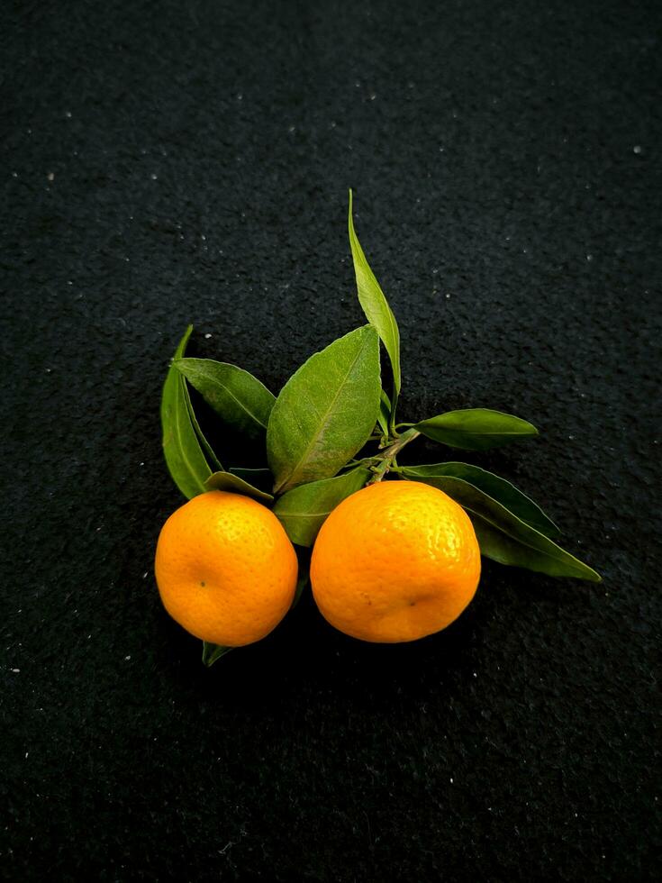 frisch Mandarin Orangen Obst oder Mandarinen oder Zitrusfrüchte reticulata foto