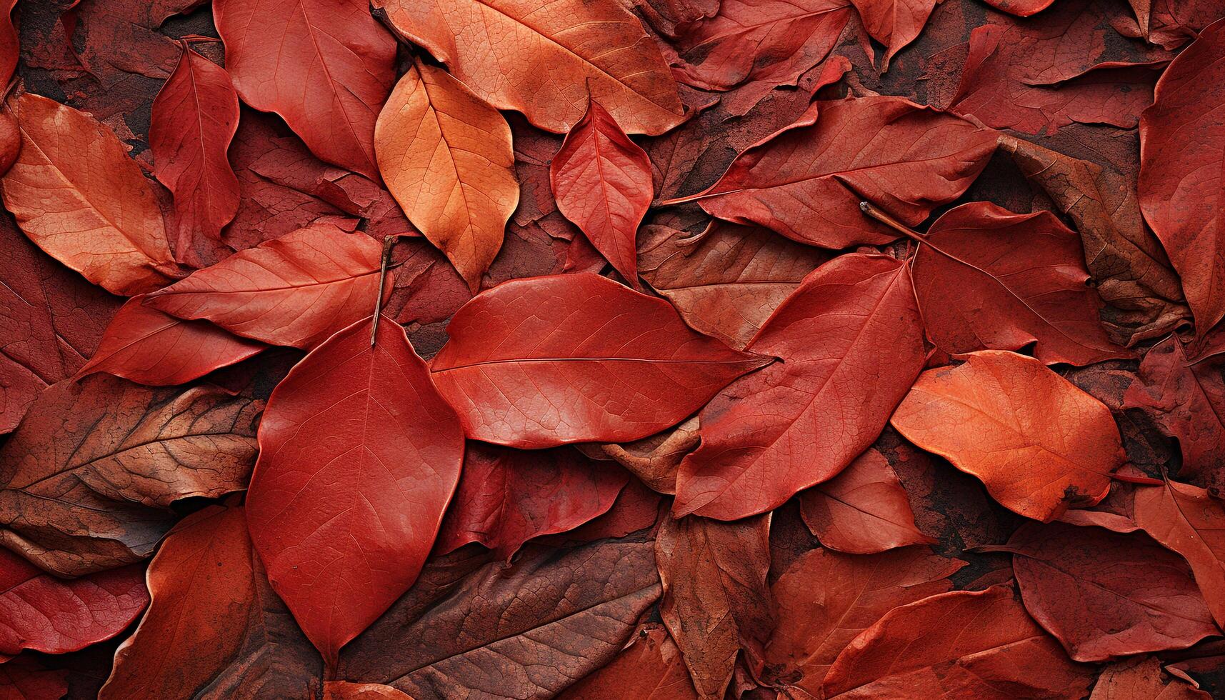 ai generiert beschwingt Herbst Farben reflektieren auf nass Ahorn Baum Geäst generiert durch ai foto