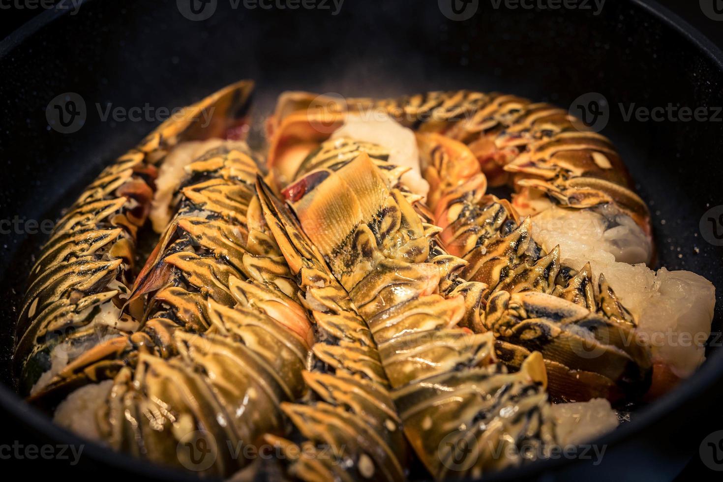 Surf and Turf mit Langusten oder Hummer foto