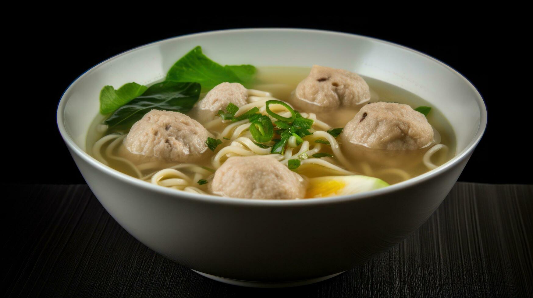 ai generiert lecker Tofu Soba Nudeln von Asien foto