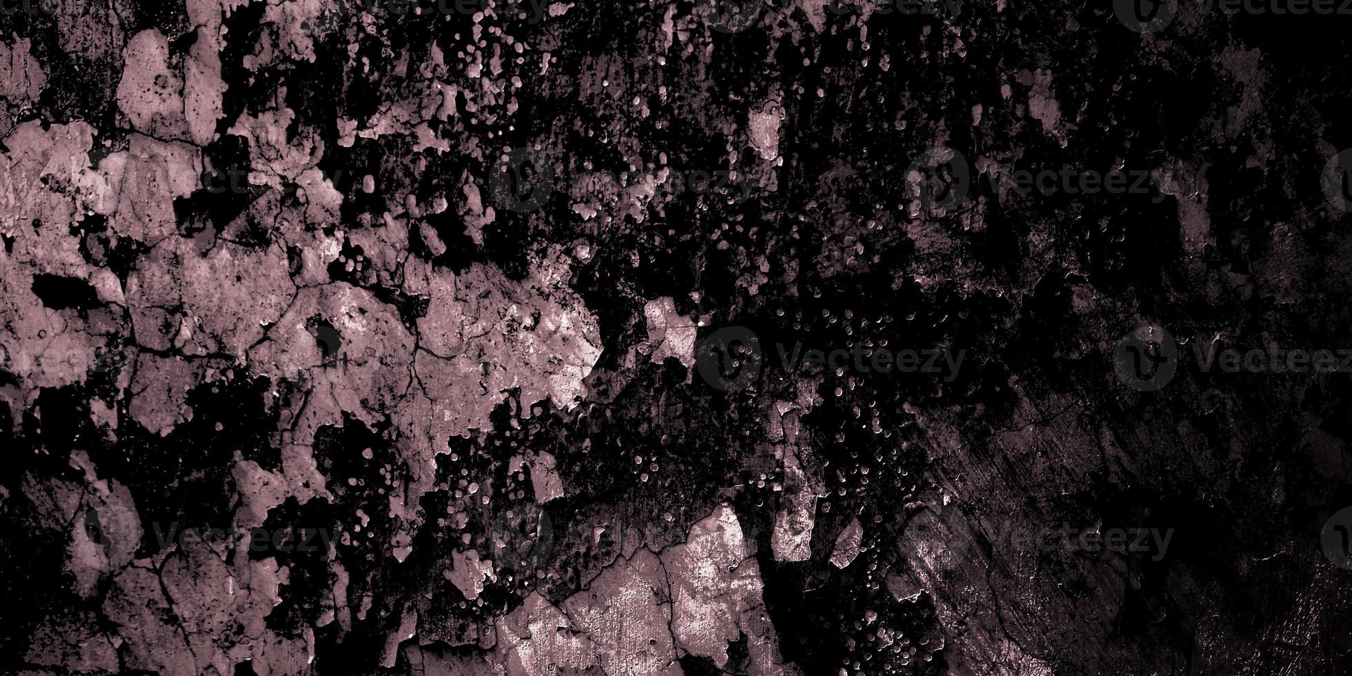dunkle kastanienbraune schäbige Wände. gruselige Zementtextur foto