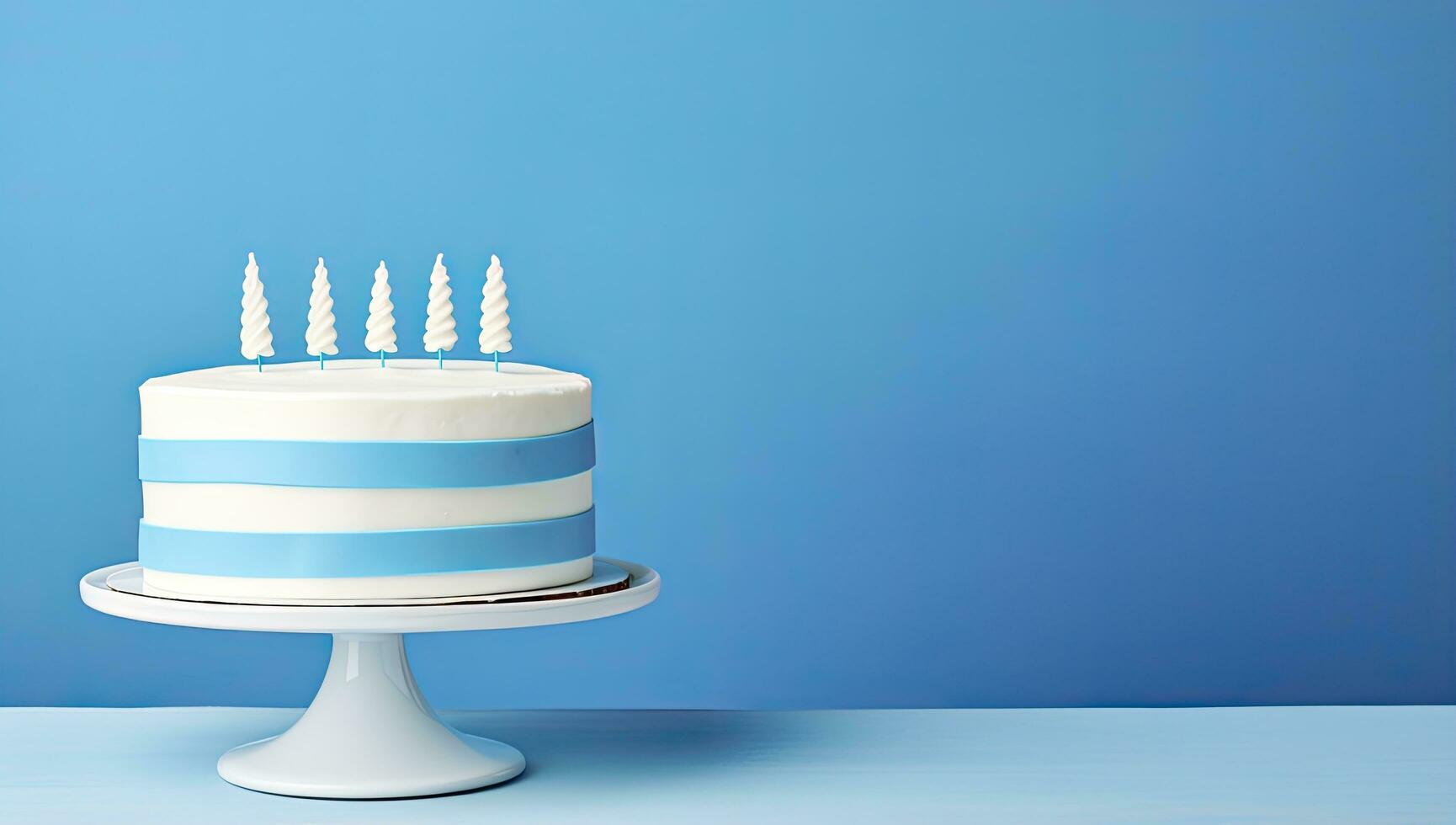 ai generiert glücklich Geburtstag Kuchen zum Party. ai generiert foto