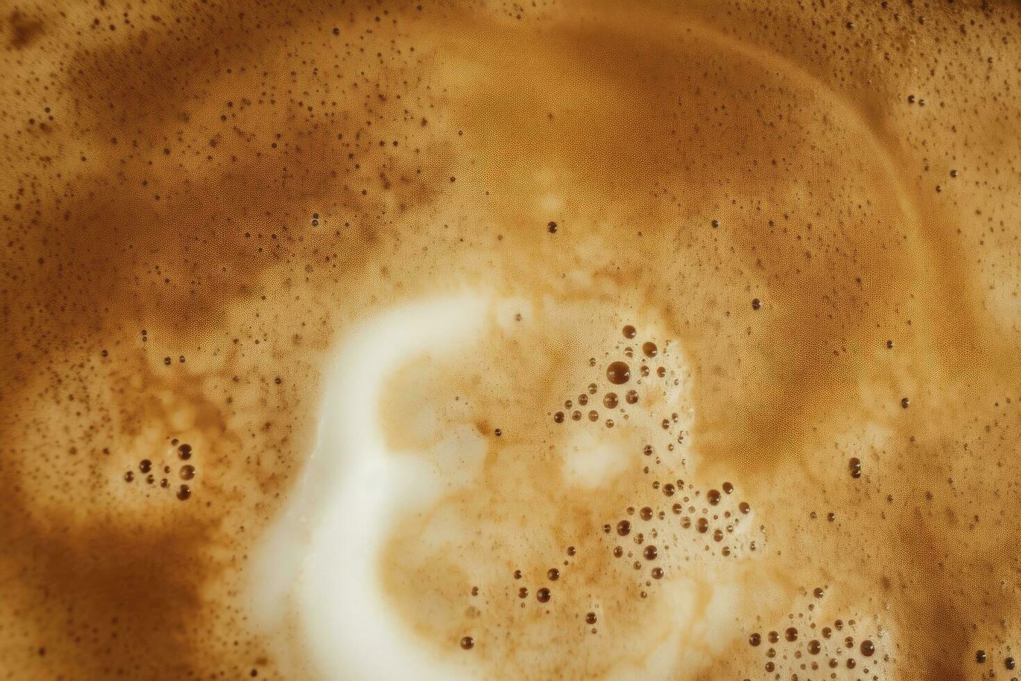 ai generiert Kaffee Schaum Textur. ai generiert foto