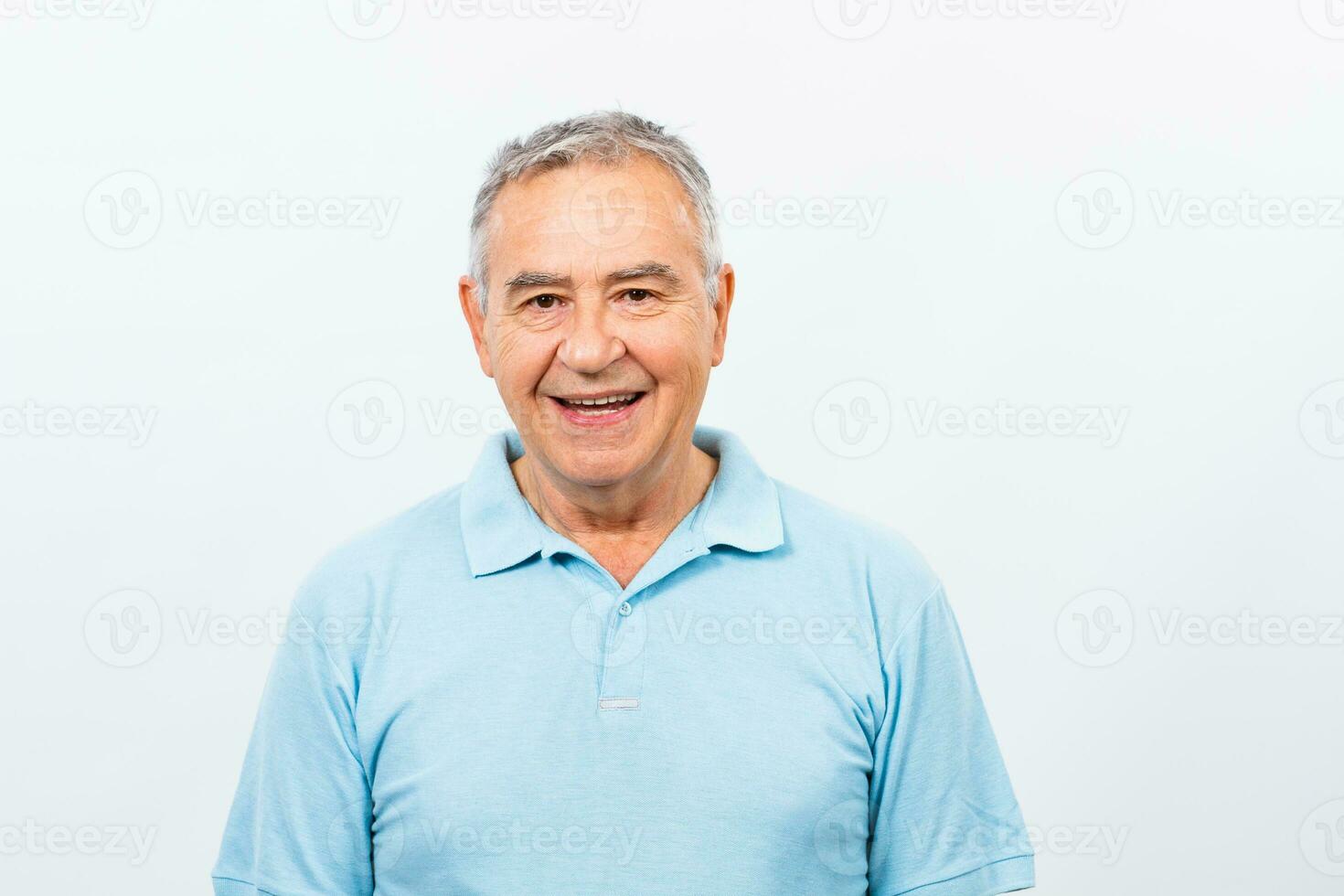 glücklicher älterer Mann foto
