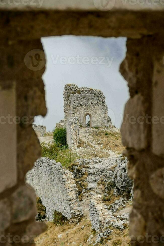 das Ruinen von das Schloss foto