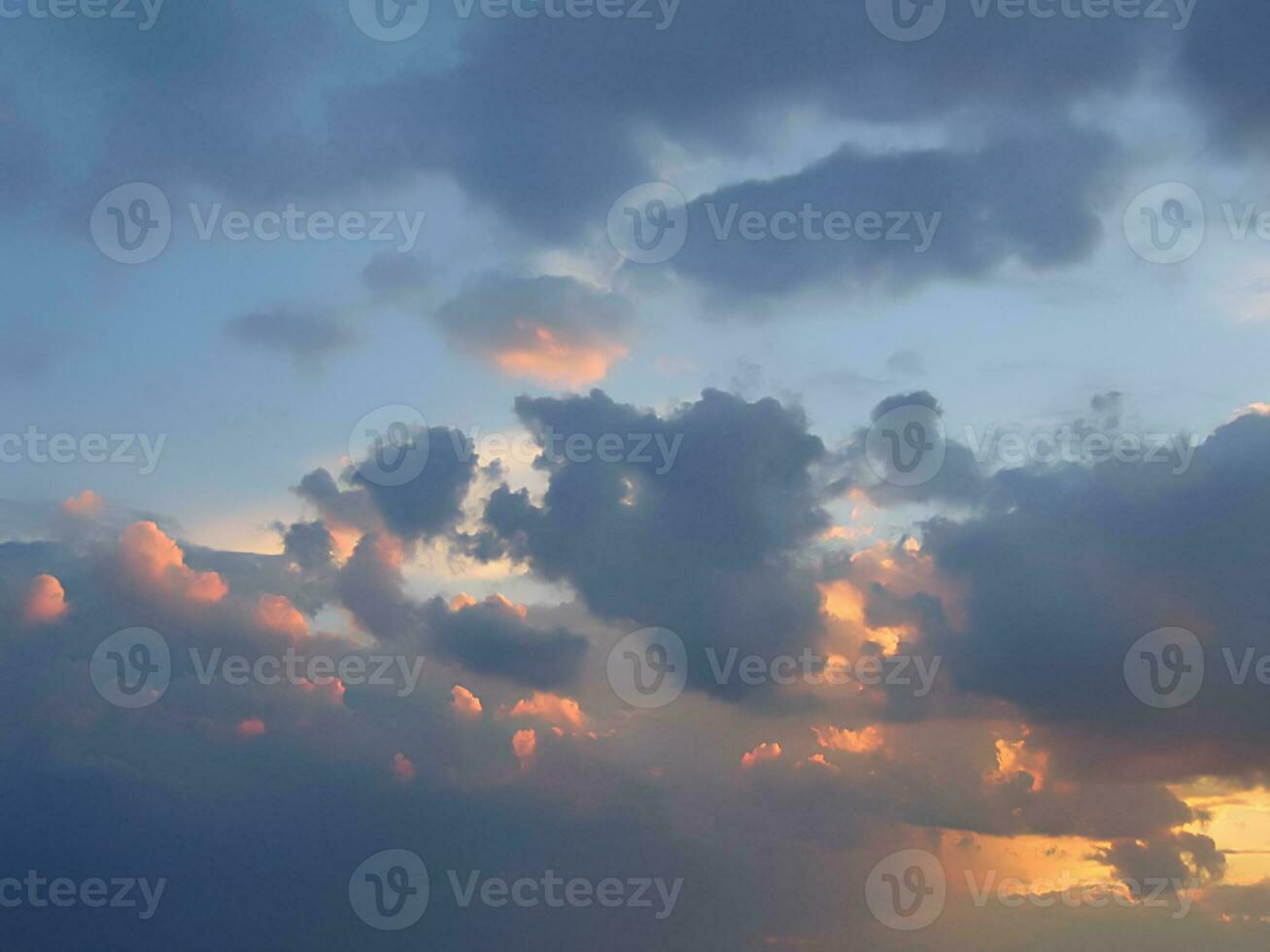 schön Abend Himmel natürlich Hintergrund foto