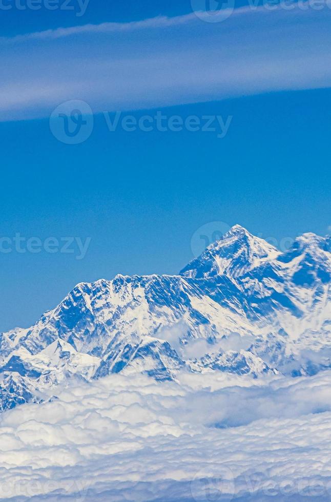 der himalaya in nepal foto