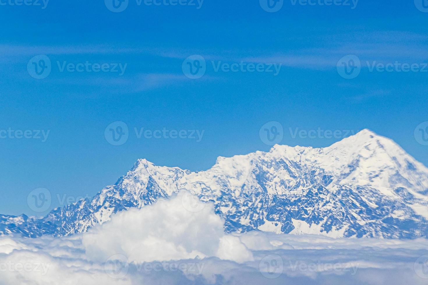 der himalaya in nepal foto