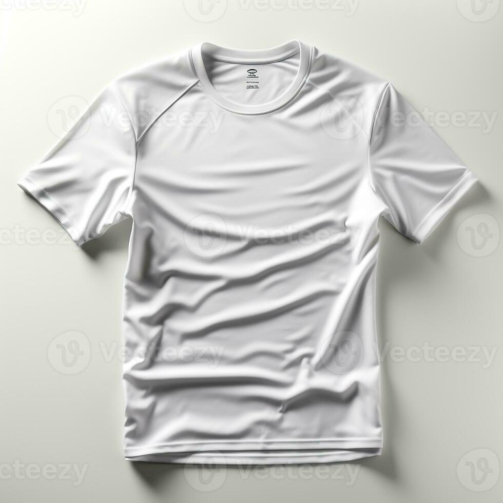 ai generiert 3d Modell- von Herren T-Shirt foto