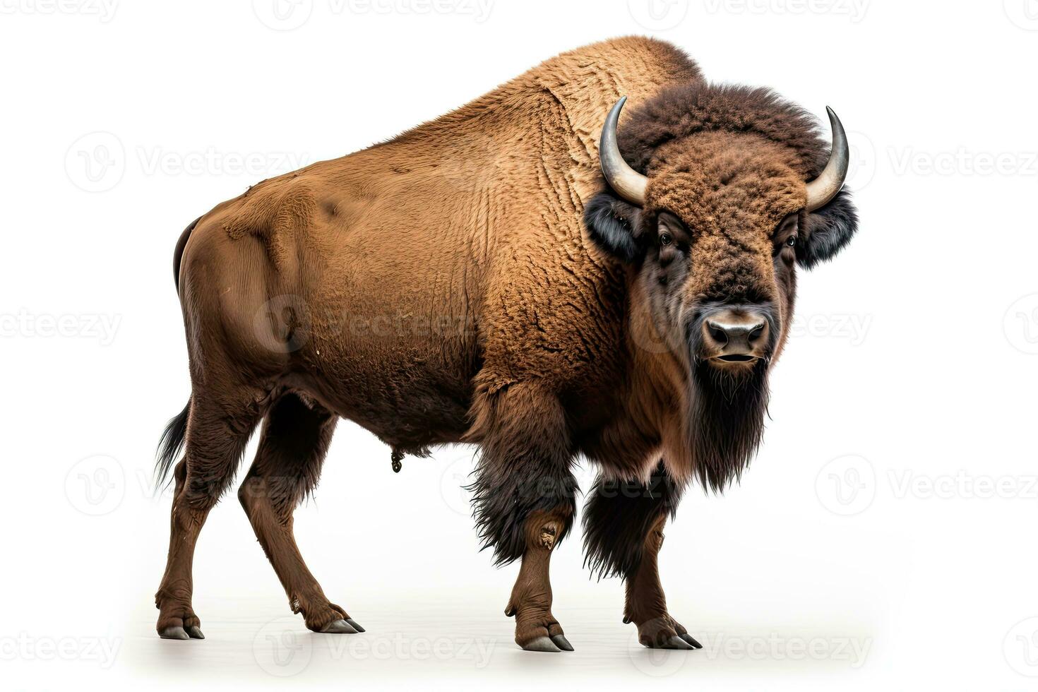 ai generiert realistisch Bison Clip Art foto