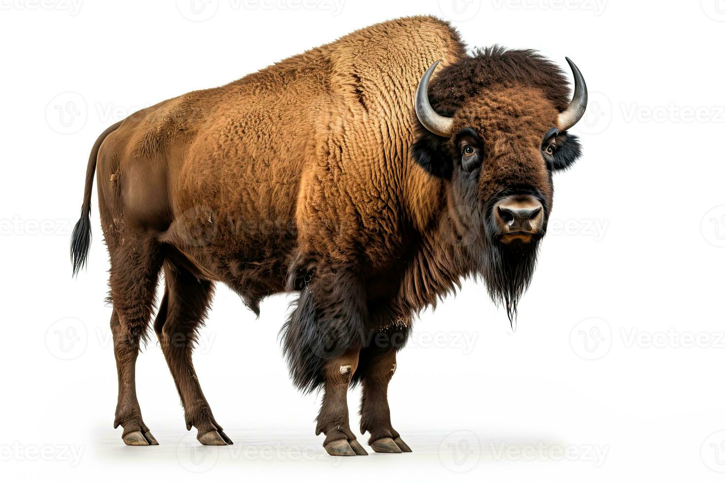 ai generiert realistisch Bison Clip Art foto