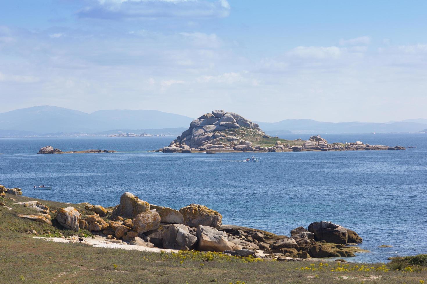 Meeresblick auf den Atlantik, Galicien, Spanien foto