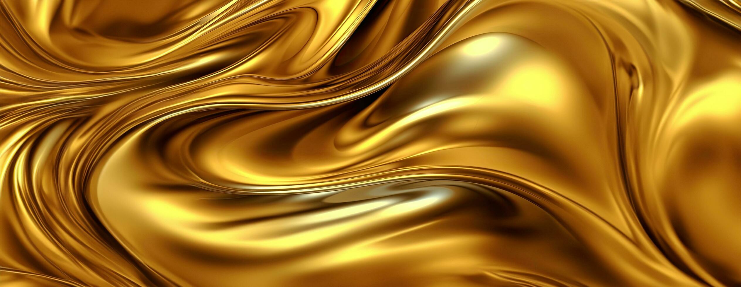 ai generiert Gold Hintergrund oder Textur und Farbverläufe Schatten. ai generativ. foto