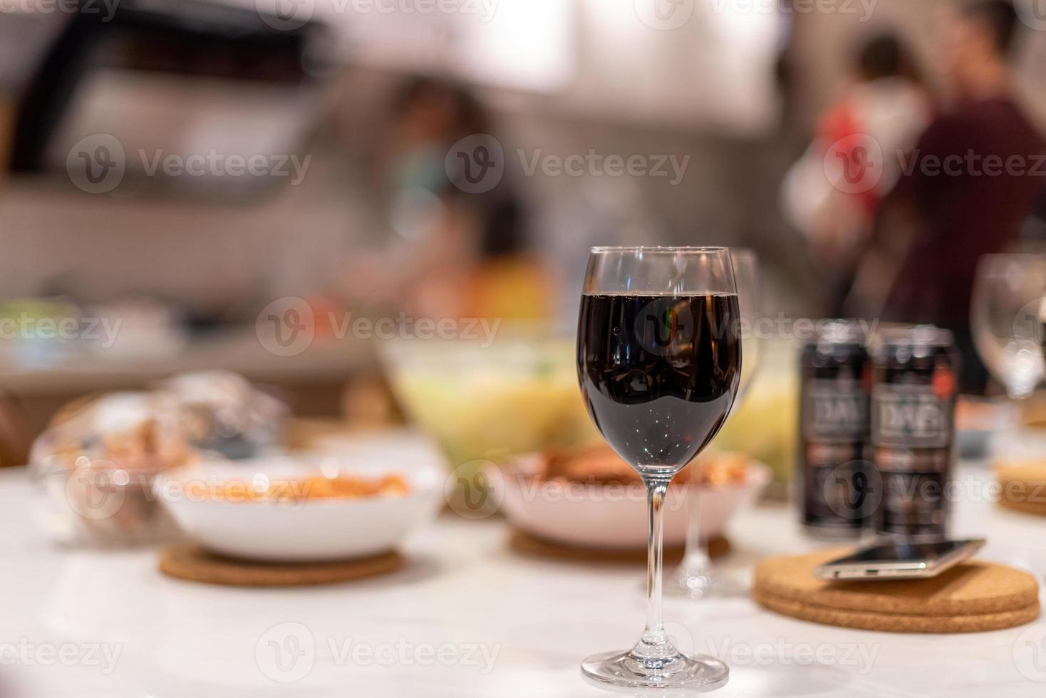 Abendessen für Familienfeiern, chinesische Zutaten in Vorbereitung foto