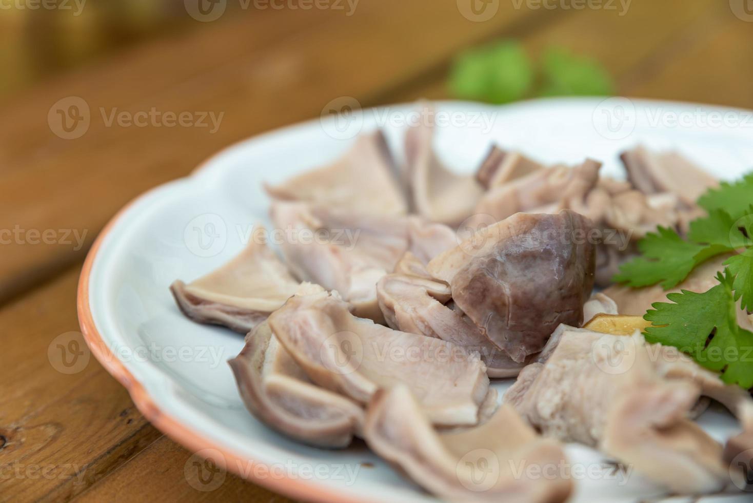 traditionelle leckere chinesische frittierte gerichte foto