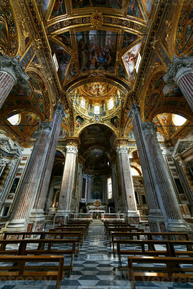 Basilika della santissima annunziata del Vasato - - Genua, Italien foto