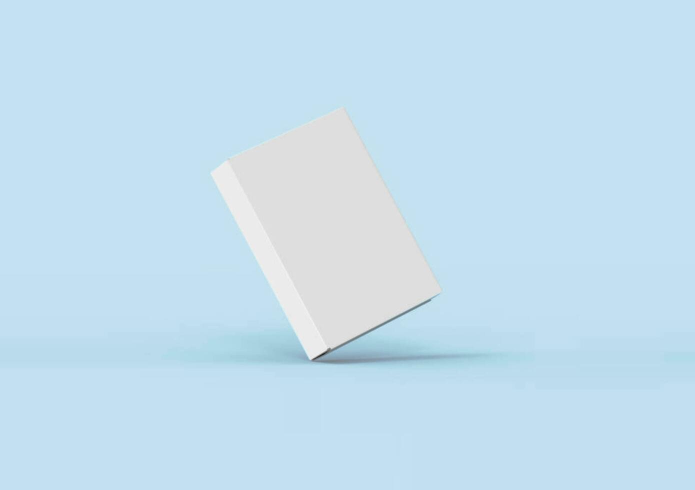 Box-Mock-up. realistische weiße verpackungsbox. foto